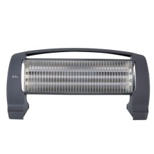 JATA JCES2201 calefactor eléctrico Interior Gris 1200 W Calefactor eléctrico de cuarzo