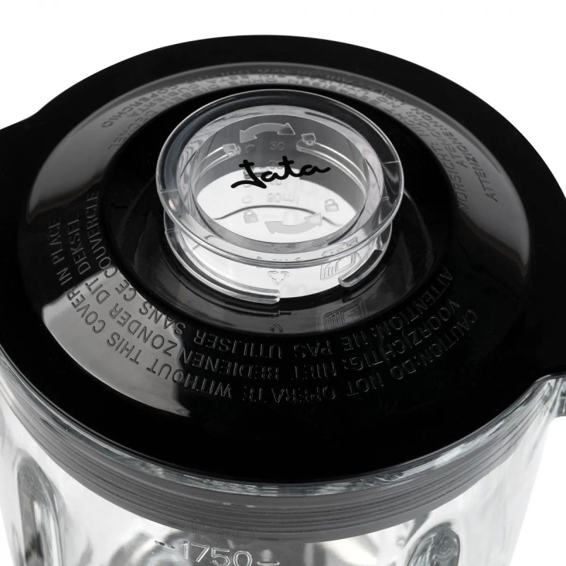 JATA JEBT1241 licuadora 1,75 L Batidora de vaso 1200 W Metálico, Transparente