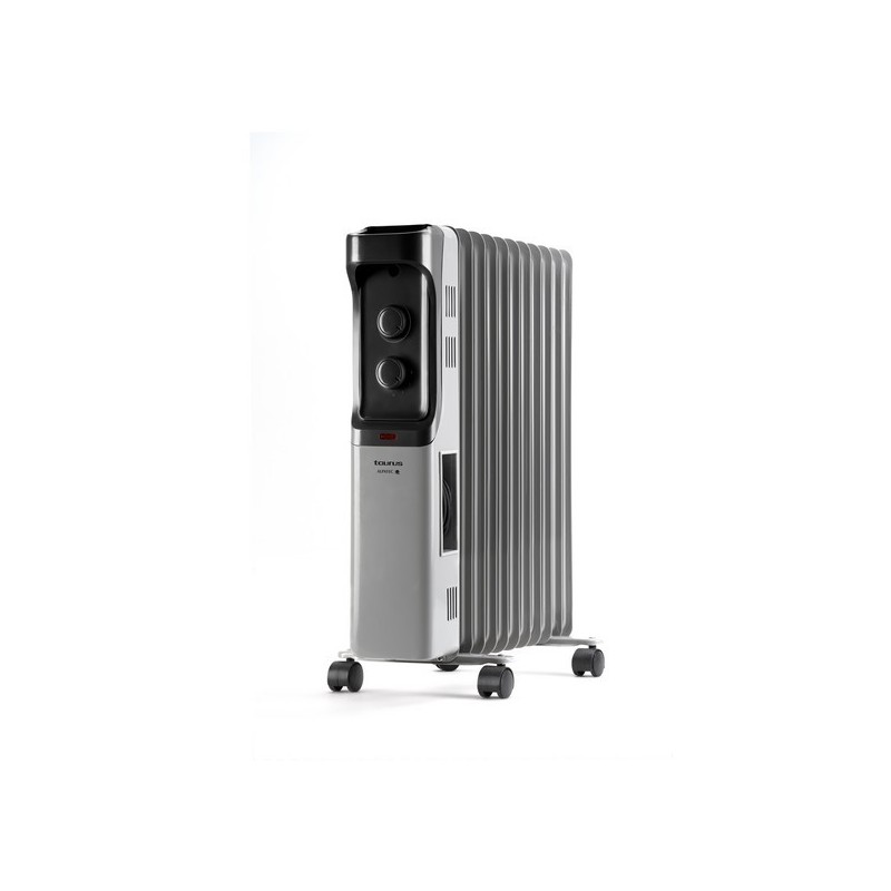 Taurus Dakar 2500 Interior Negro, Gris 2500 W Radiador de aceite eléctrico