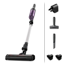 Rowenta RH1129 Aspiradora escoba 2 en 1 Batería Secar Sin bolsa 0,4 L 100 W Púrpura, Aluminio
