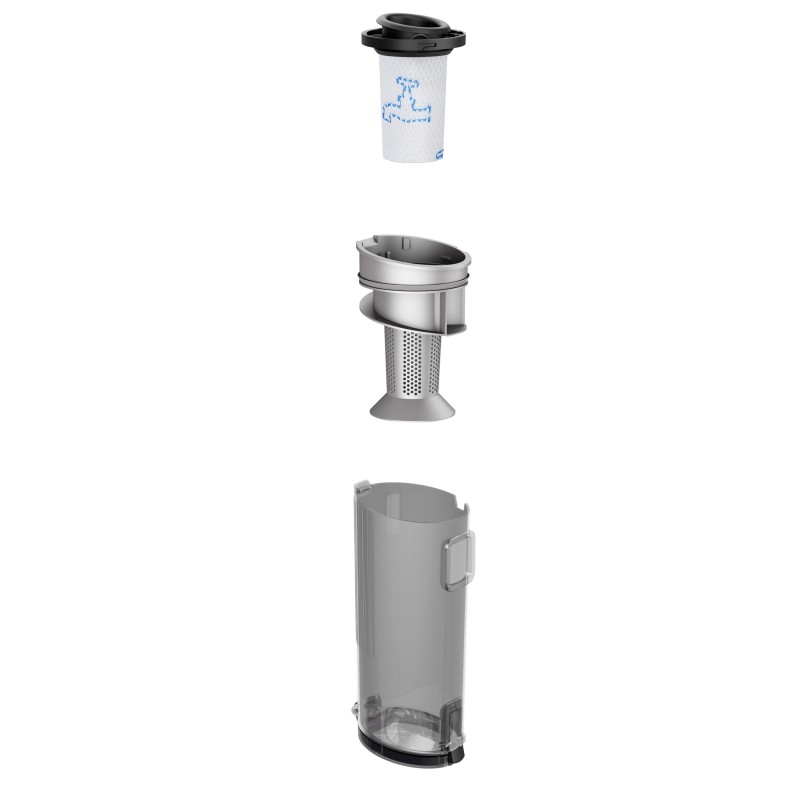Rowenta RH1129 Aspiradora escoba 2 en 1 Batería Secar Sin bolsa 0,4 L 100 W Púrpura, Aluminio