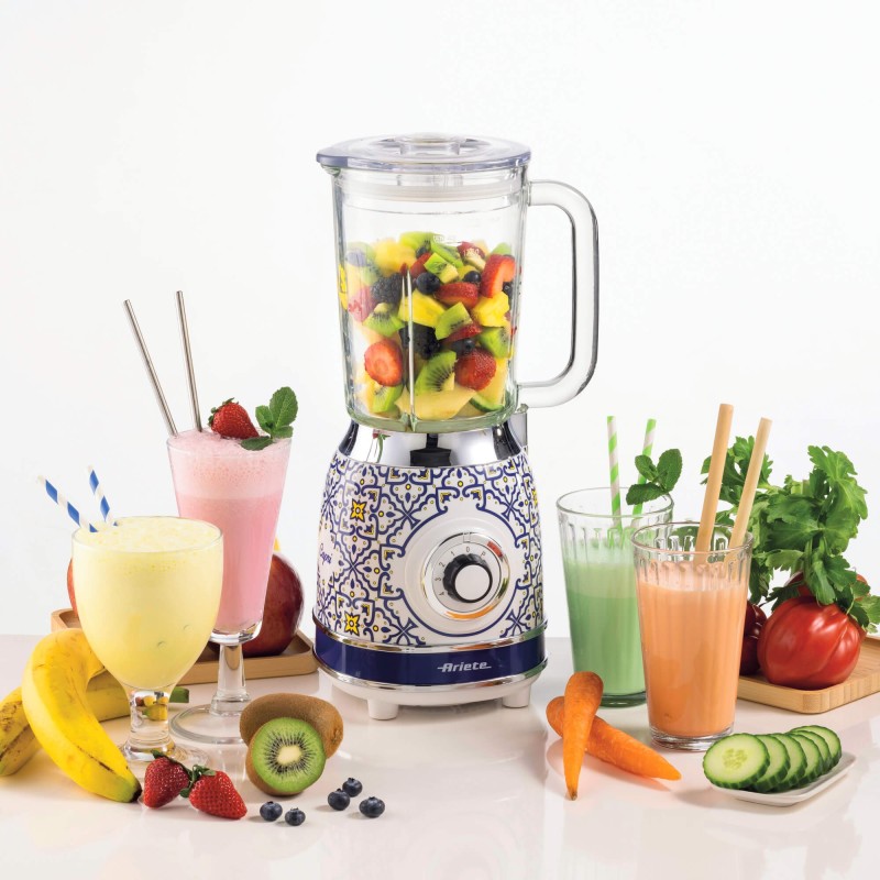 Ariete 0583/0C 1,5 L Batidora de vaso 1000 W Azul, Multicolor