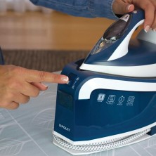 Polti Vaporella Express VE30.10 2200 W 1,6 L Suela de cerámica Azul, Blanco