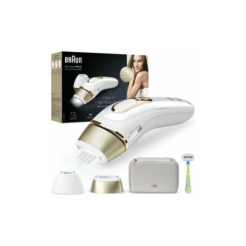 Braun PL5152 Luz pulsada intensa (IPL) Oro, Blanco