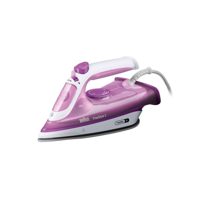 Braun FI 3124 Plancha vapor-seco Suela de cerámica 2400 W Púrpura