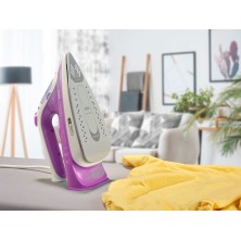 Braun FI 3124 Plancha vapor-seco Suela de cerámica 2400 W Púrpura