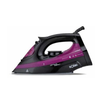Solac PV2114 Plancha vapor-seco Suela de cerámica 2600 W Negro, Púrpura
