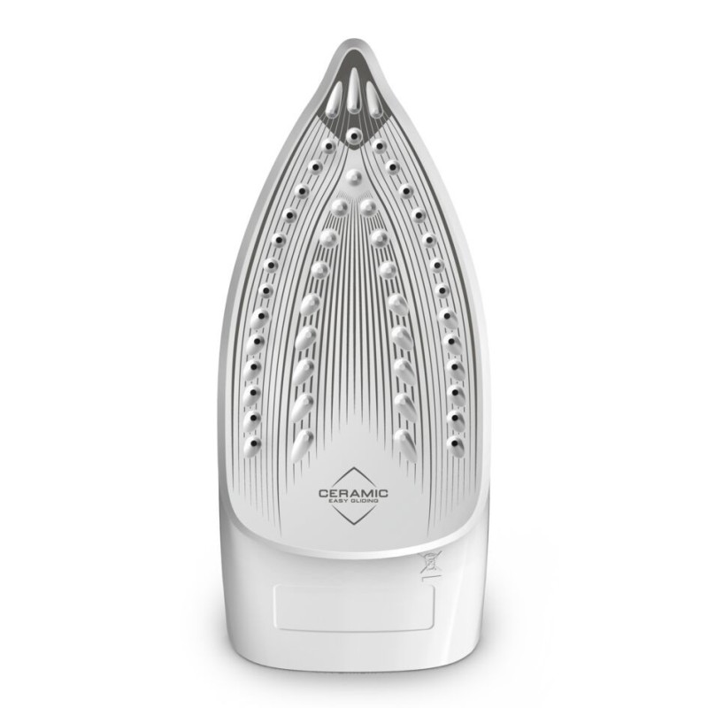 Tefal Virtuo 30 FV2C41E0 plancha Plancha vapor-seco Suela de cerámica 2000 W Azul, Blanco