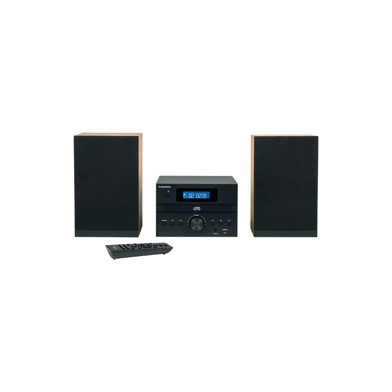 Thomson MIC122BT Microcadena de música para uso doméstico 10 W Negro, Plata