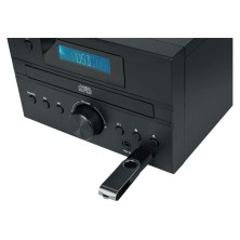 Thomson MIC122BT Microcadena de música para uso doméstico 10 W Negro, Plata