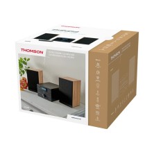 Thomson MIC122BT Microcadena de música para uso doméstico 10 W Negro, Plata