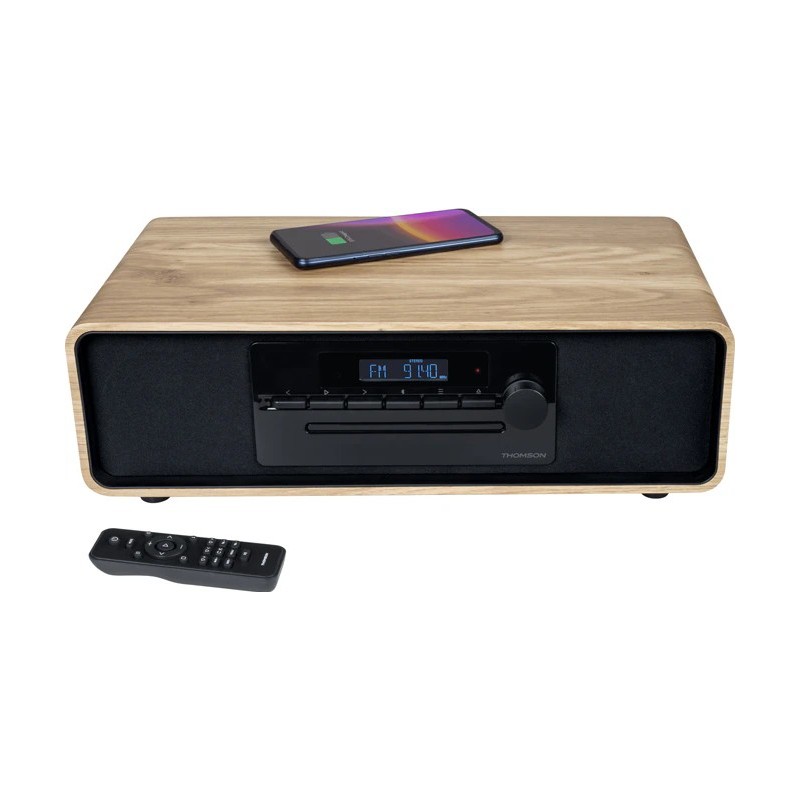 Thomson MIC300IBT sistema de audio para el hogar Microcadena de música para uso doméstico 10 W Negro
