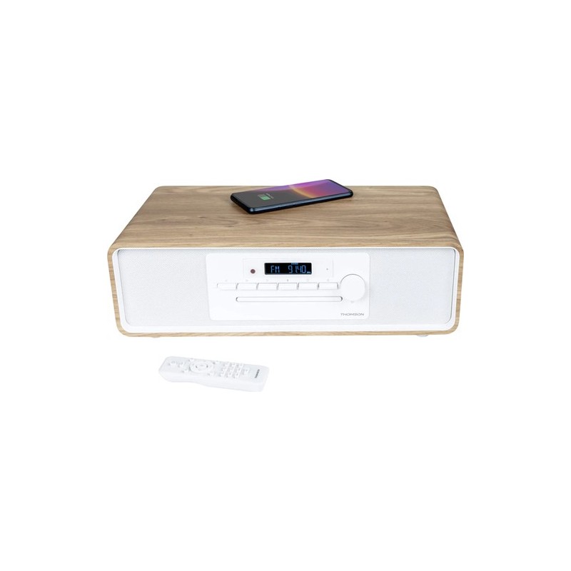 Thomson MIC301IBT sistema de audio para el hogar Microcadena de música para uso doméstico 10 W Blanc