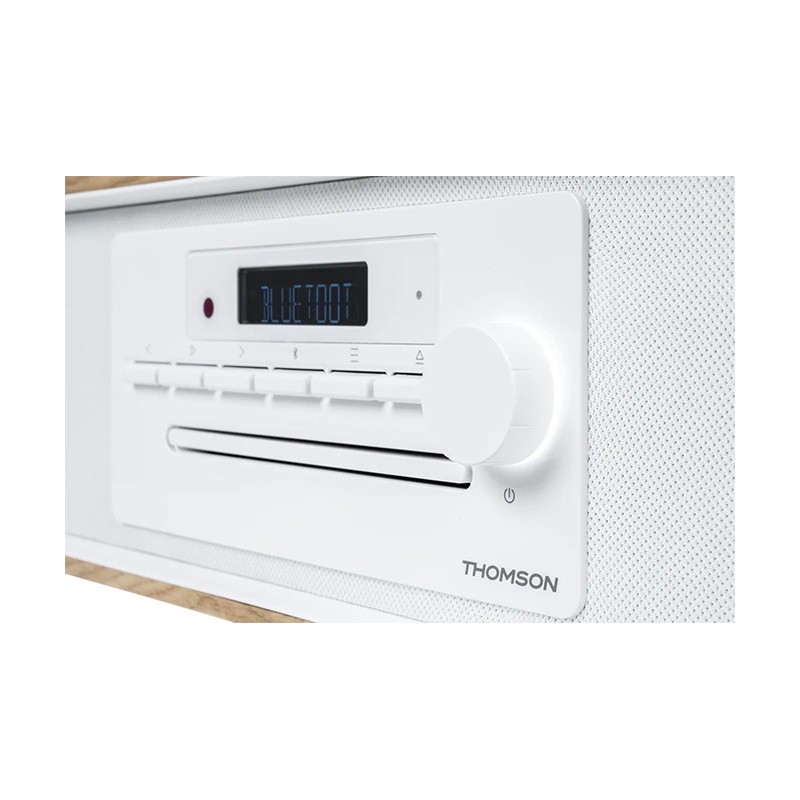 Thomson MIC301IBT sistema de audio para el hogar Microcadena de música para uso doméstico 10 W Blanc