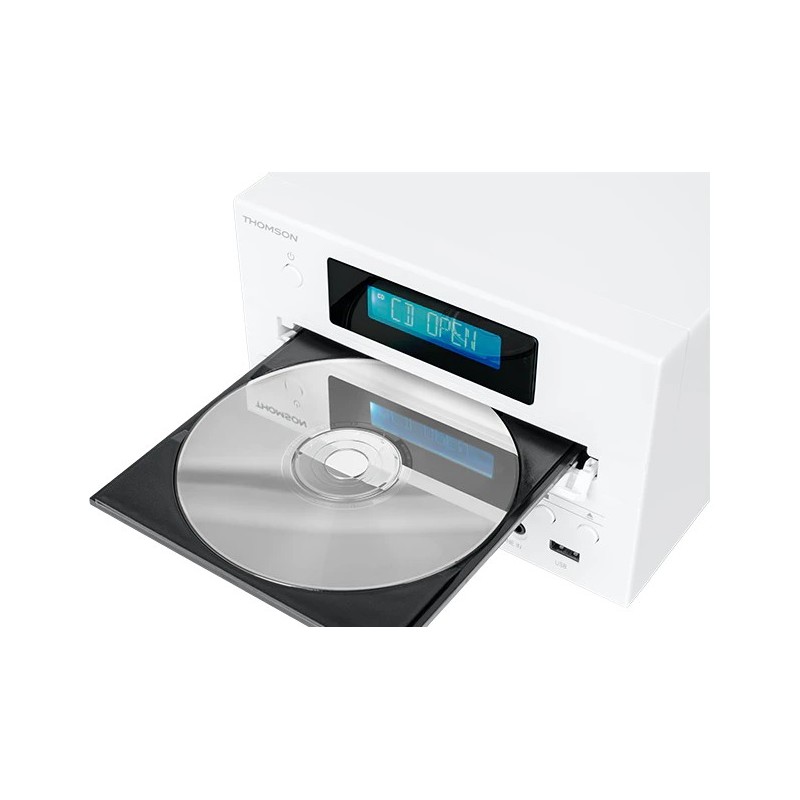 Thomson MIC122BT Microcadena de música para uso doméstico 10 W Negro, Plata