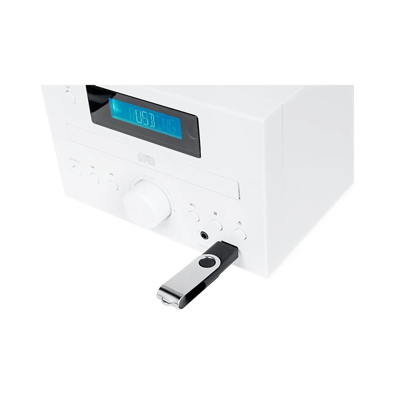 Thomson MIC122BT Microcadena de música para uso doméstico 10 W Negro, Plata