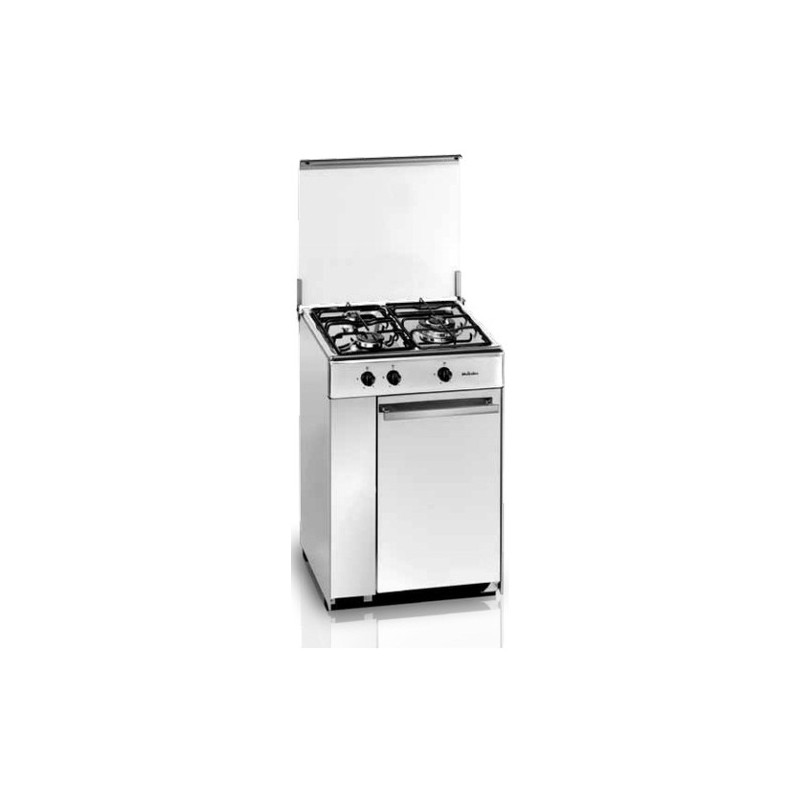 Meireles 5302 DV Cocina independiente Gas Encimera de gas Acero inoxidable