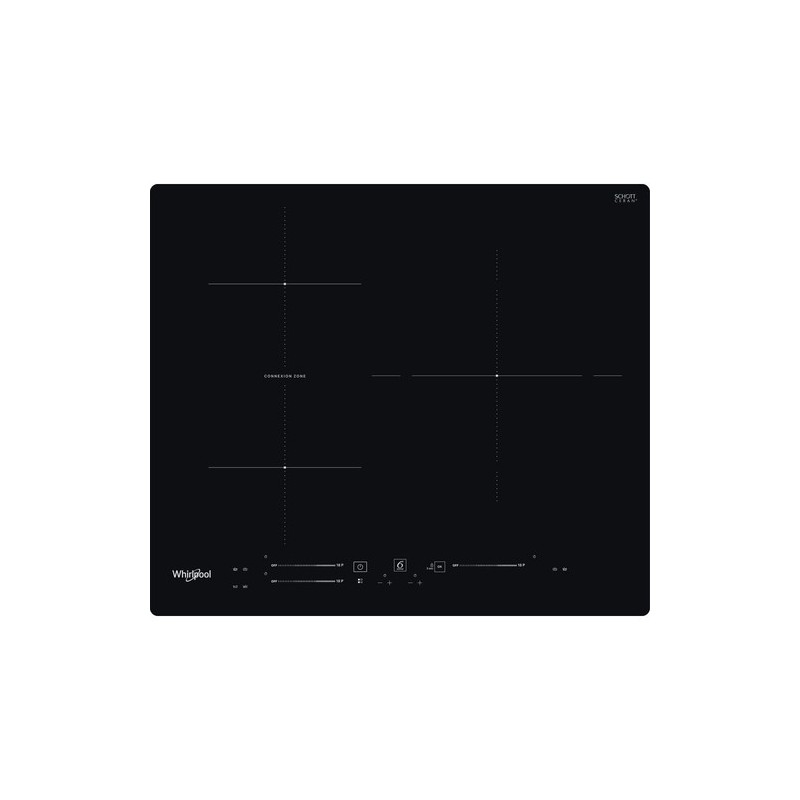 Whirlpool WB S5560 NE hobs Negro Integrado 60 cm Con placa de inducción 3 zona(s)