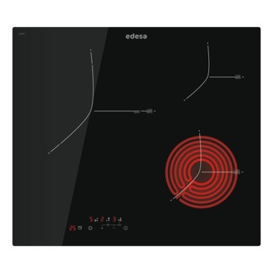 Edesa EVT-6328 R Negro Integrado 59 cm Cerámico 3 zona(s)