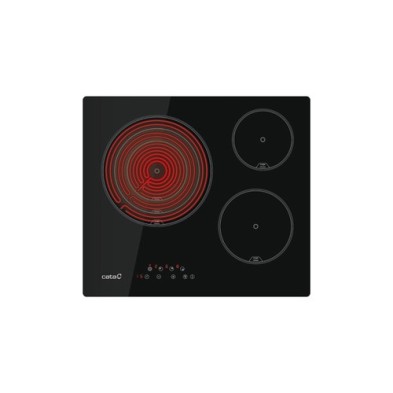 CATA TT 6003 Negro Integrado 59 cm Cerámico 3 zona(s)
