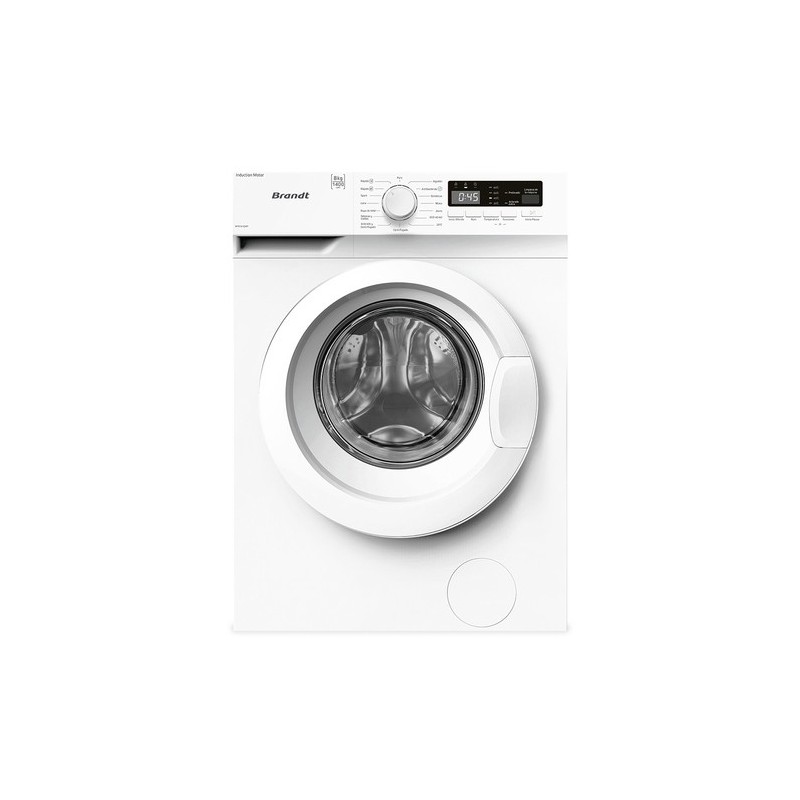 Brandt WFB181QWP lavadora Carga frontal 8 kg 1400 RPM Blanco
