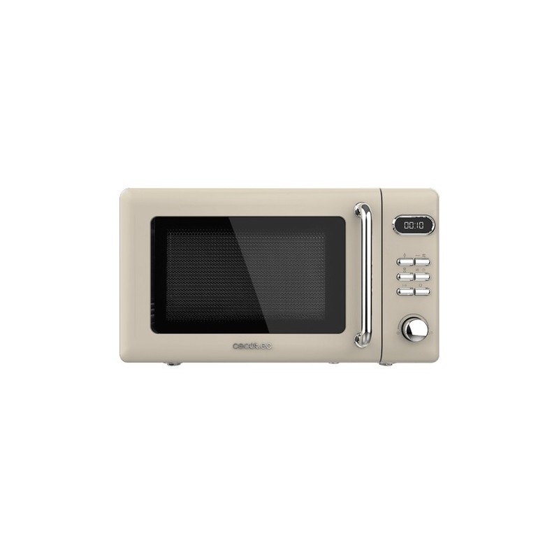 Cecotec 01714 microondas Beige Microondas con grill Encimera 20 L 700 W