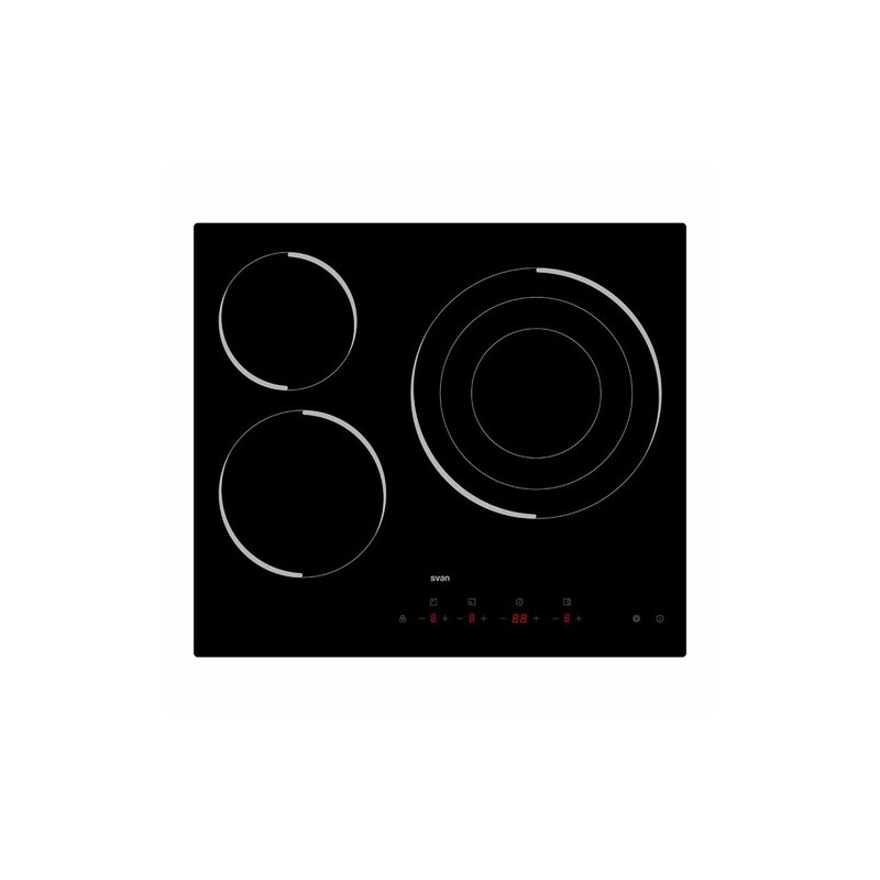 SVAN SV3601 hobs Negro Integrado 59 cm Cerámico 3 zona(s)