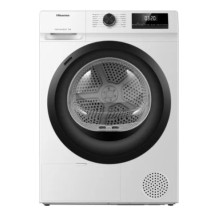 Hisense DHQE800BW2 secadora Independiente Carga frontal A++ Negro, Blanco
