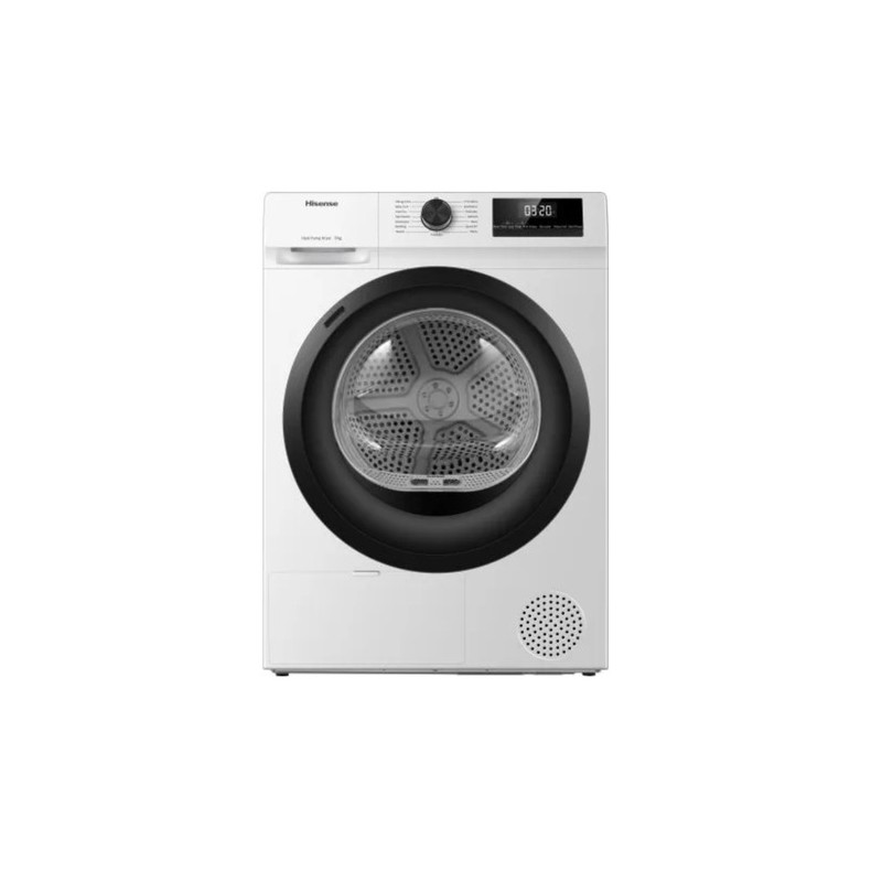 Hisense DHQE800BW2 secadora Independiente Carga frontal A++ Negro, Blanco