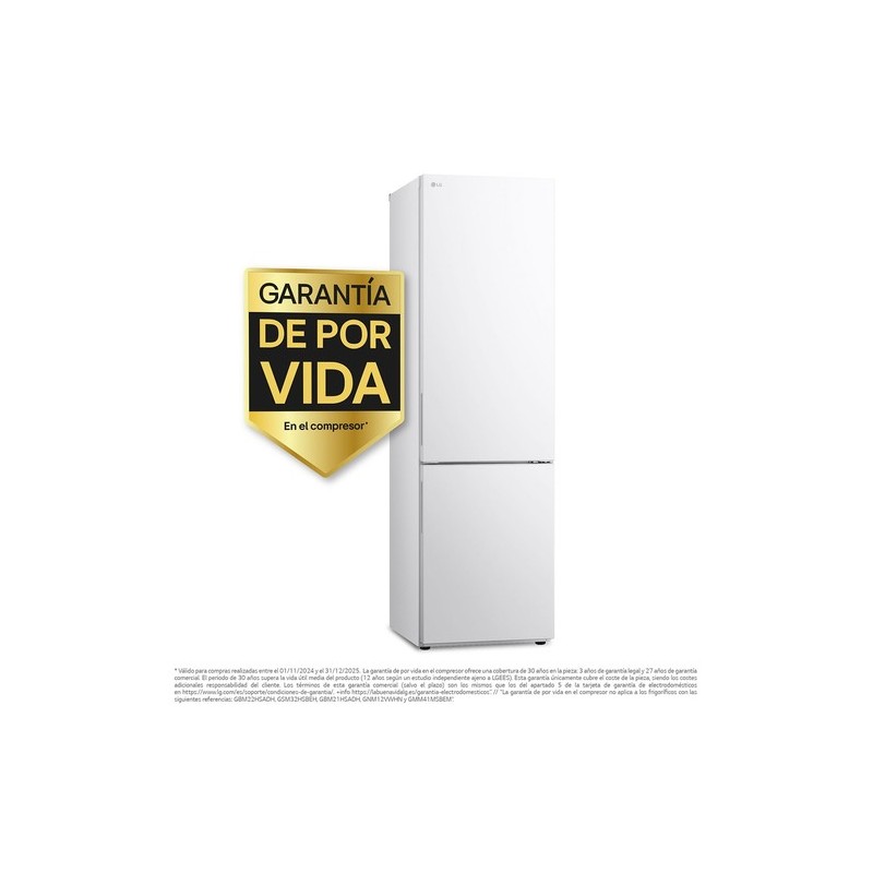 LG GBV22NCCSW nevera y congelador Independiente 387 L C Blanco