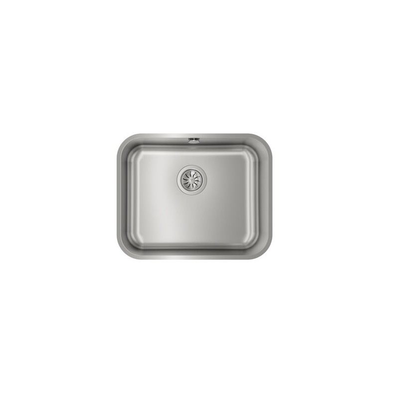 Teka BE 50.40 MAX Fregadero encastrado bajo encimera Rectangular Acero inoxidable