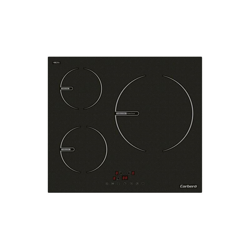 Corbero CCIG9322 hobs Negro Integrado 65 cm Con placa de inducción 3 zona(s)