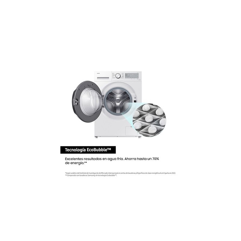 Samsung WW80CGC04DTH lavadora Carga frontal 8 kg 1400 RPM Blanco