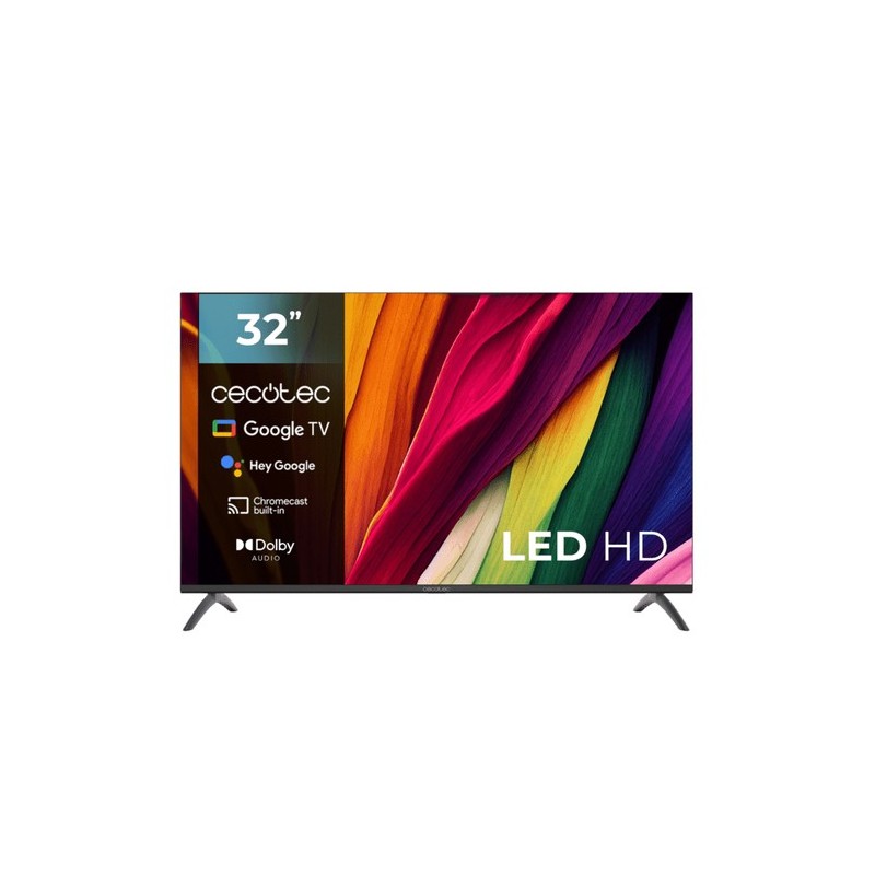 Cecotec 03619 Televisor 81,3 cm (32") HD Smart TV Negro