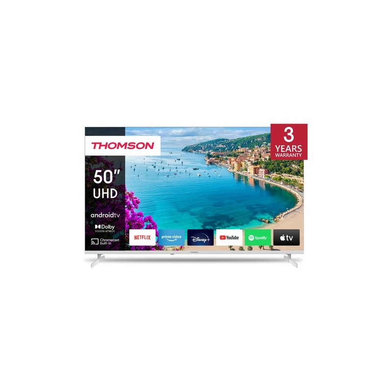 Thomson 50UA5S13W Televisor 127 cm (50") 4K Ultra HD Smart TV Wifi Blanco