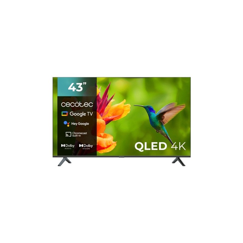 Cecotec 00979 Televisor 109,2 cm (43") 4K Ultra HD Smart TV Wifi Negro