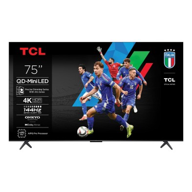 TCL C6K 75C6K Televisor 190,5 cm (75") 4K Ultra HD Smart TV Wifi Metálico