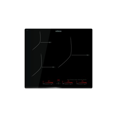 Encimera Edesa EIM-6330 B Negro Integrado 59 cm Inducción 3 zona(s)