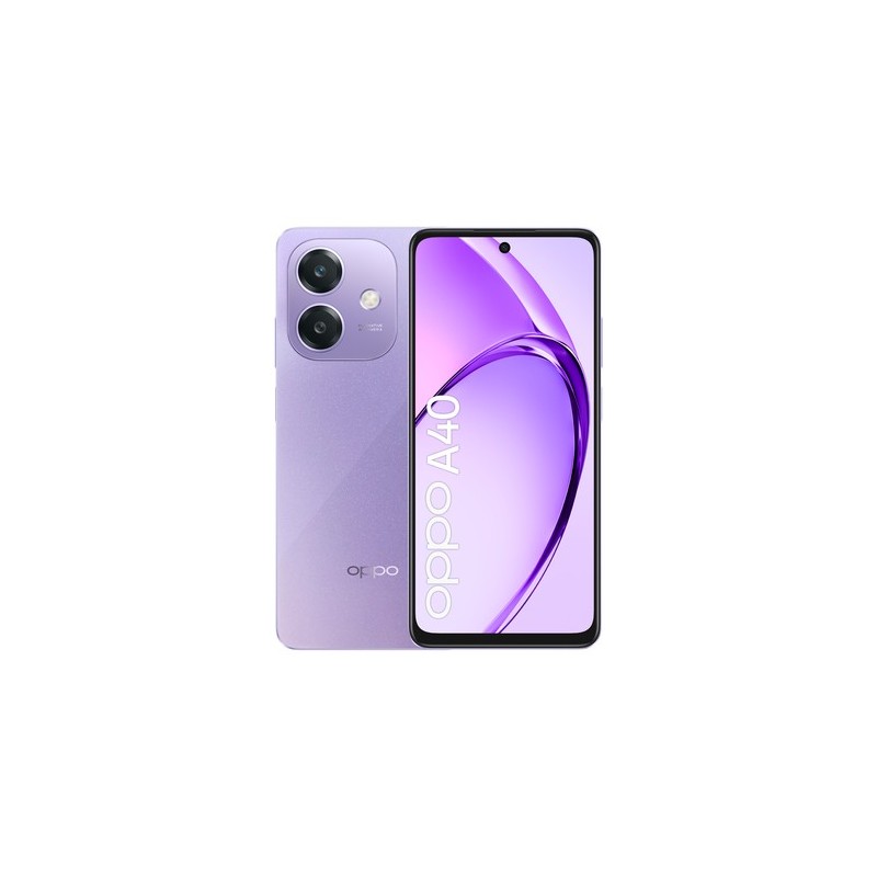 OPPO A40 16,9 cm (6.67") SIM doble Android 14 4G USB Tipo C 4 GB 128 GB 5100 mAh Púrpura