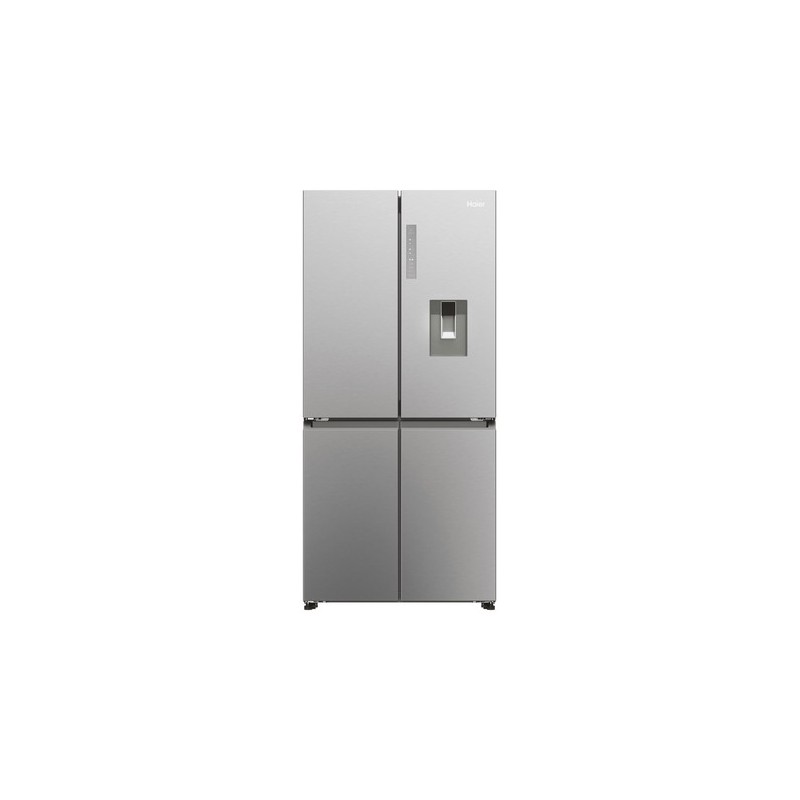 Haier Cube 83 Serie 3 HCR3818EWMM nevera puerta lado a lado Independiente 463 L E Platino, Acero ino