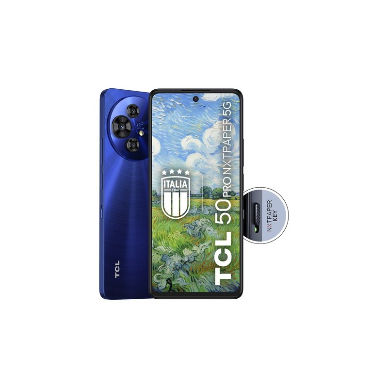 TCL 50 Pro NXTPAPER 5G 17,3 cm (6.8") SIM doble Android 14 USB Tipo C 8 GB 512 GB 5010 mAh Azul