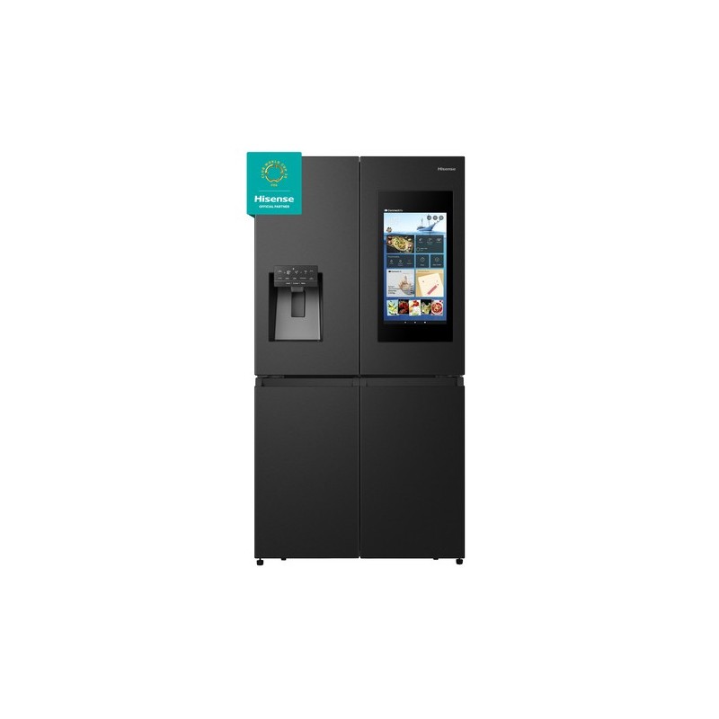 Hisense RQ760N4IFE nevera puerta lado a lado Independiente 577 L E Negro