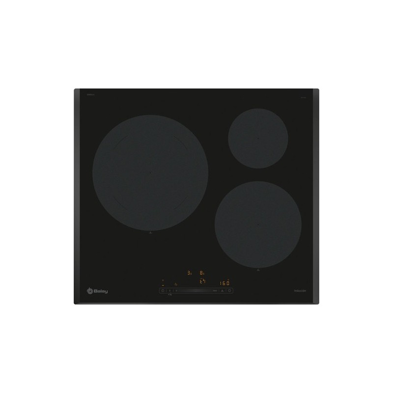 Balay 3EB965LH hobs Negro Integrado 60 cm Con placa de inducción 3 zona(s)
