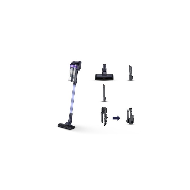Samsung VS15A6031R4 Aspiradora escoba Batería Secar Sin bolsa 0,8 L Negro
