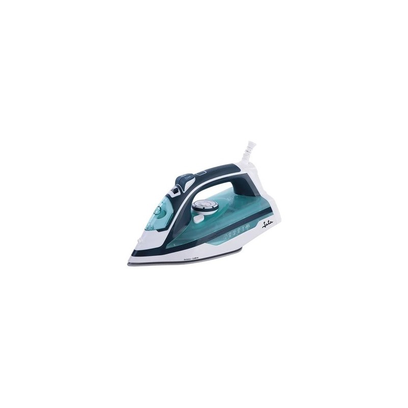 JATA PL598C plancha Plancha seco Suela de cerámica 2600 W Azul, Blanco