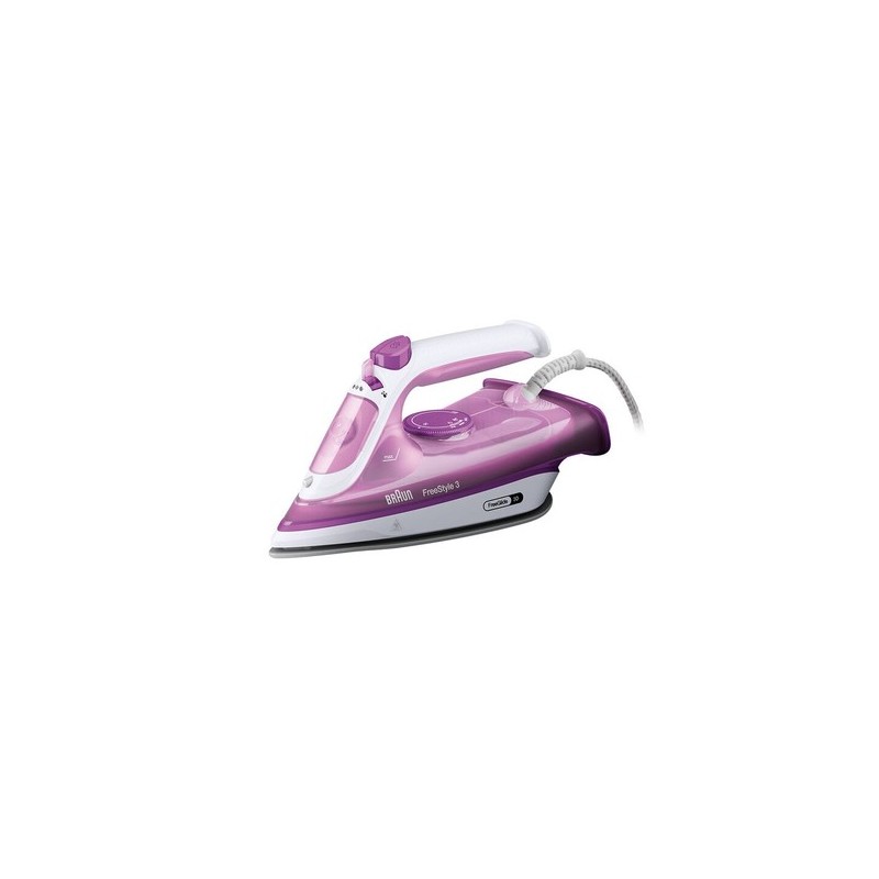 Braun FI 3124 Plancha vapor-seco Suela de cerámica 2400 W Púrpura