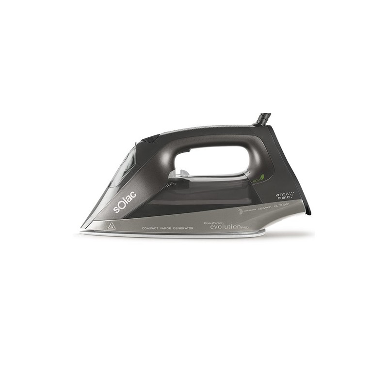 Solac CVG9508 plancha Plancha vapor-seco 2400 W Negro