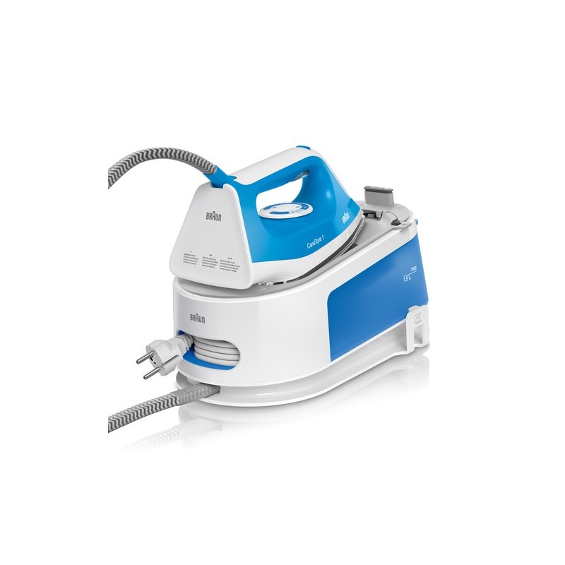 Braun CareStyle 1 IS1012BL 2400 W 1,5 L Suela de cerámica Azul, Blanco