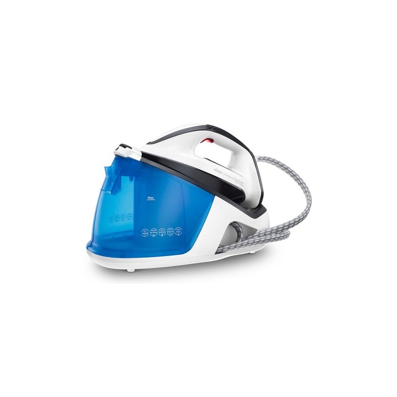 Ufesa 80205667 estación plancha al vapor 2400 W 1,3 L Suela de cerámica Azul, Blanco