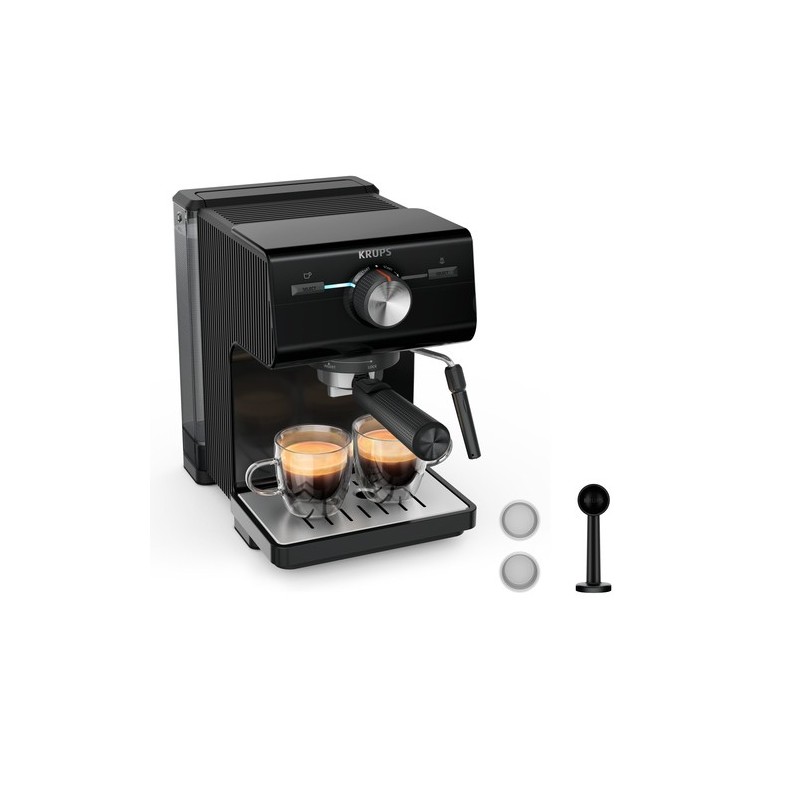 Krups Authentic XP381810 cafetera eléctrica Semi-automática Máquina espresso 2 L